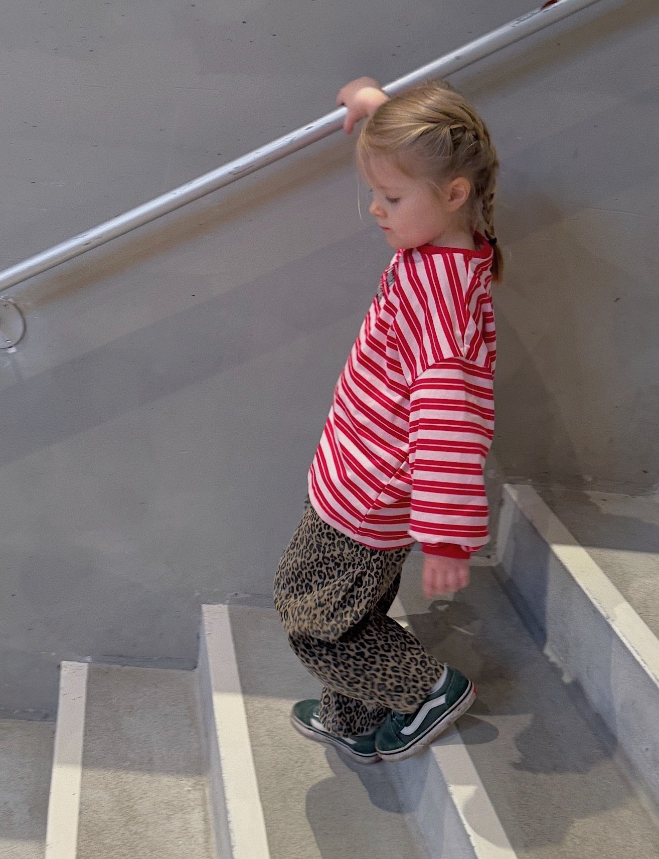 Charlie long tee Red/Pink