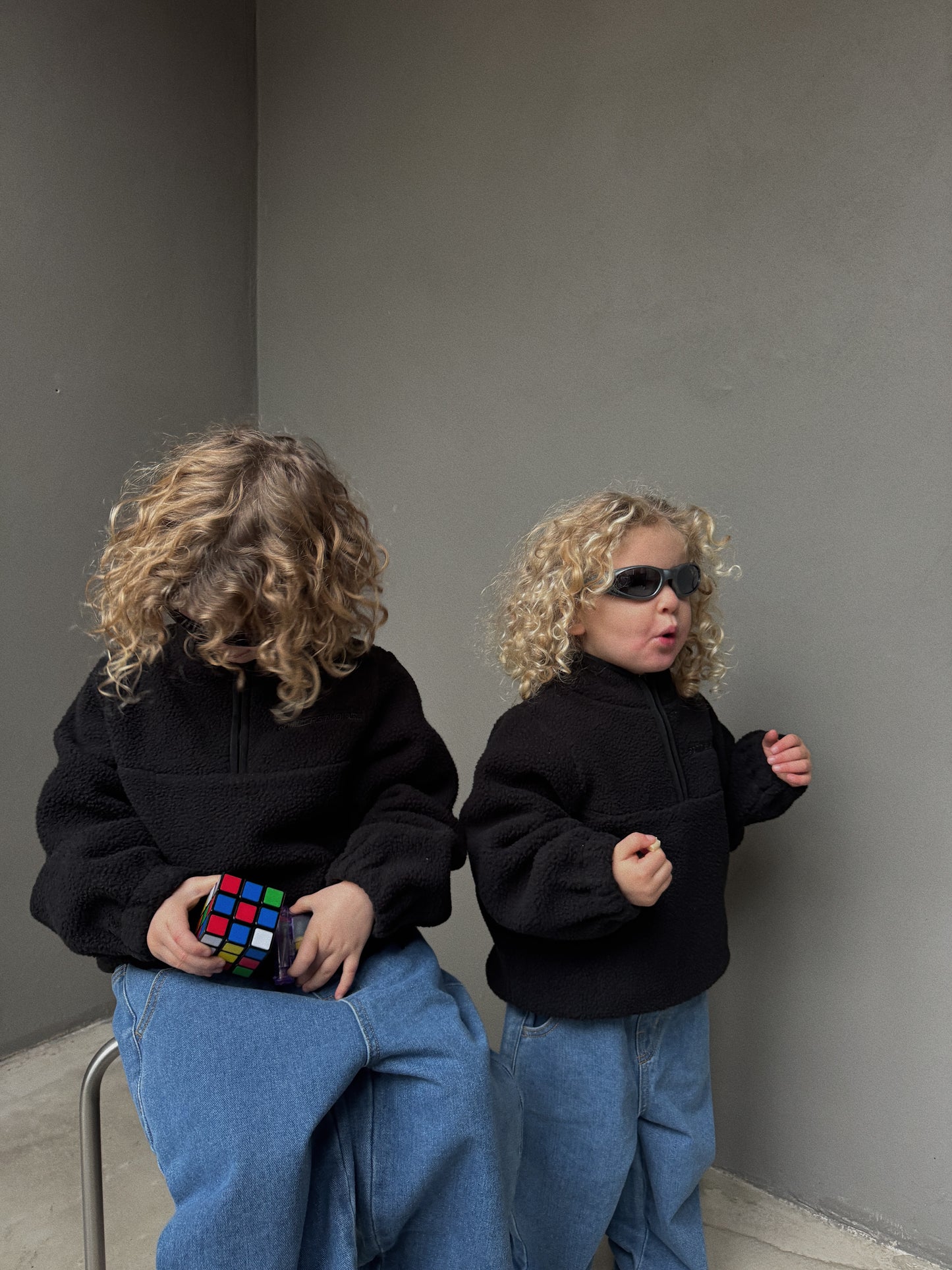 Teddy Pullover Black