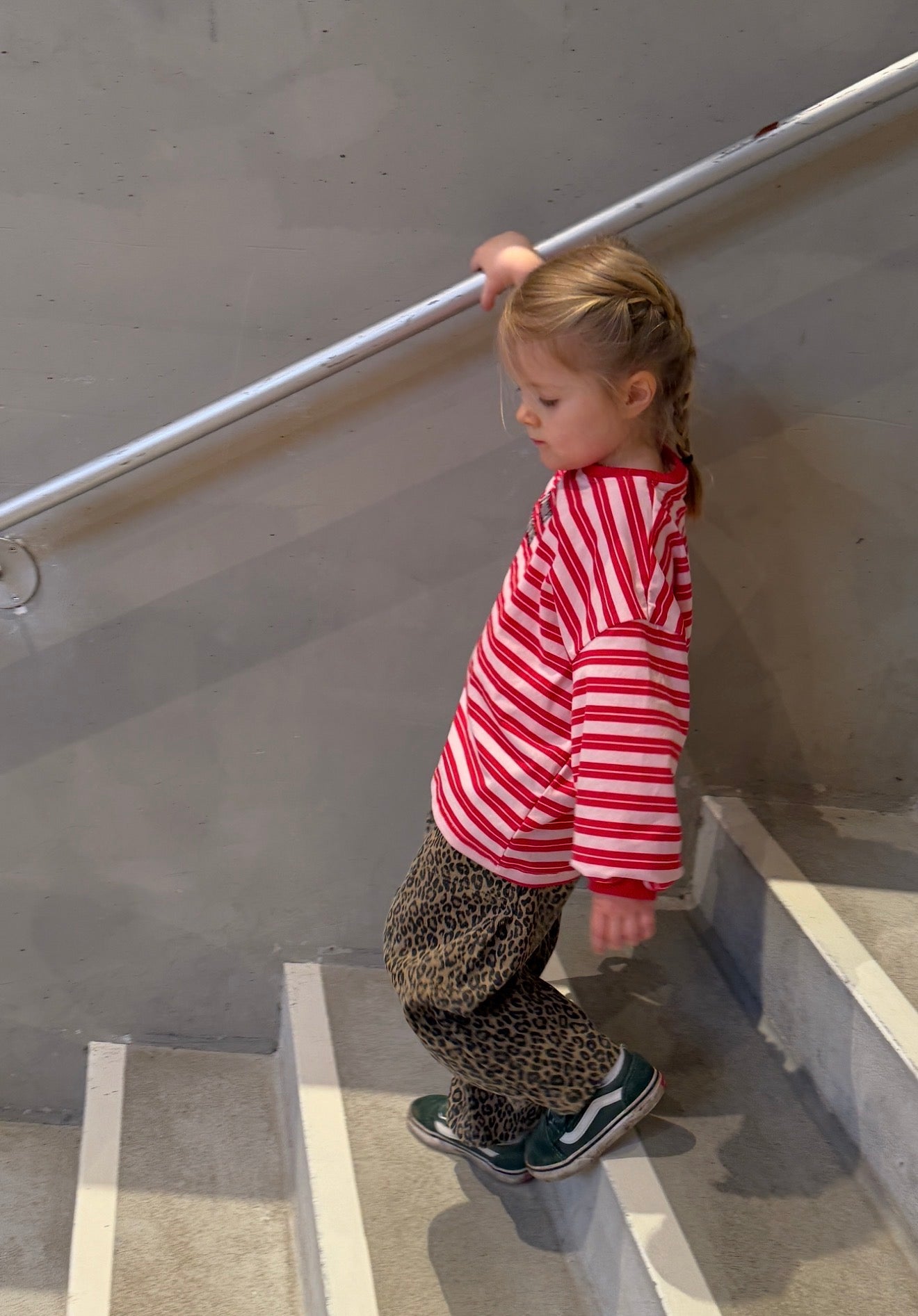 Charlie long tee Red/Pink