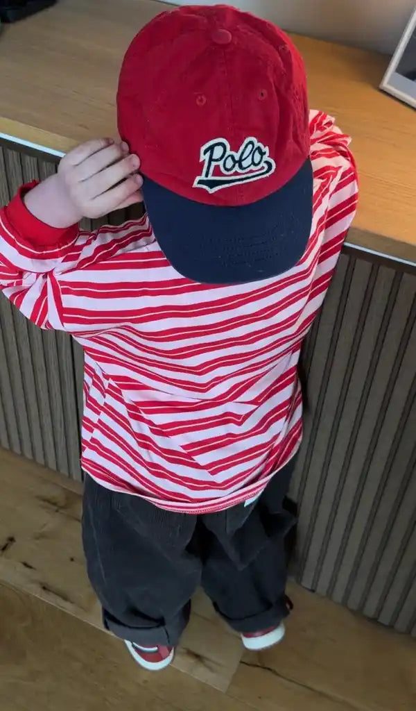 Charlie long tee Red/Pink