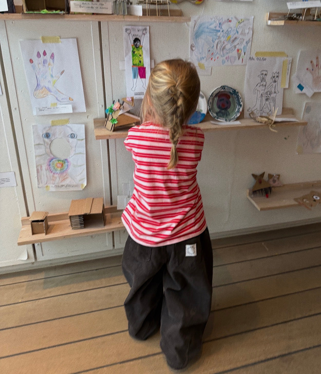 Charlie long tee Red/Pink