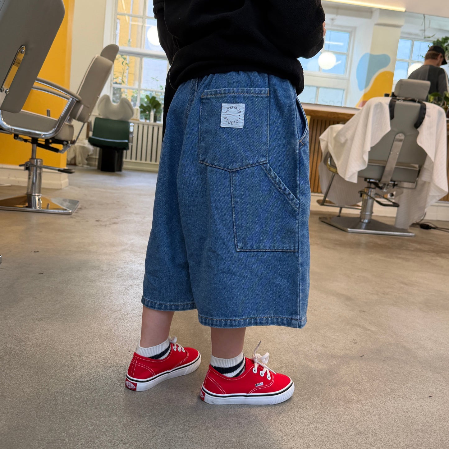 Skater denim shorts