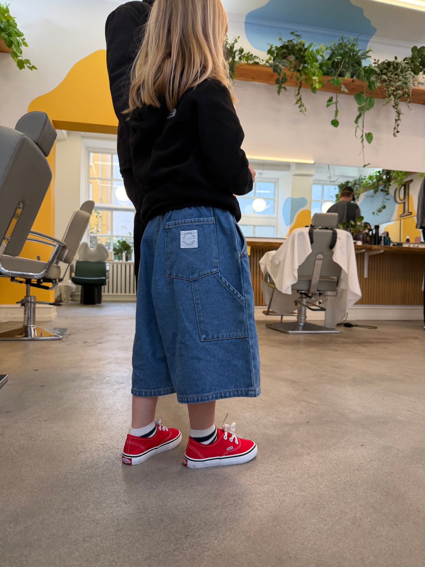 Skater denim shorts