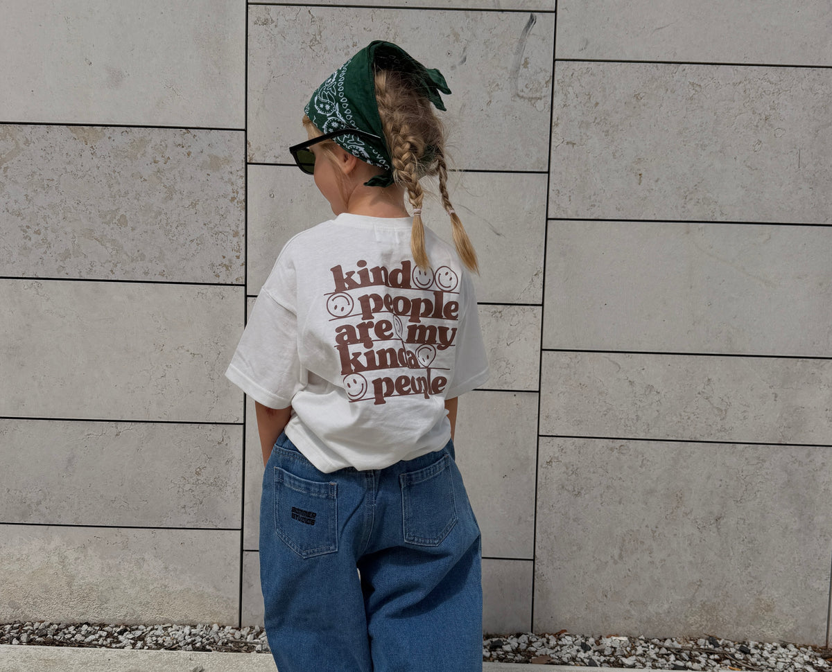 Kind People Tee Brown