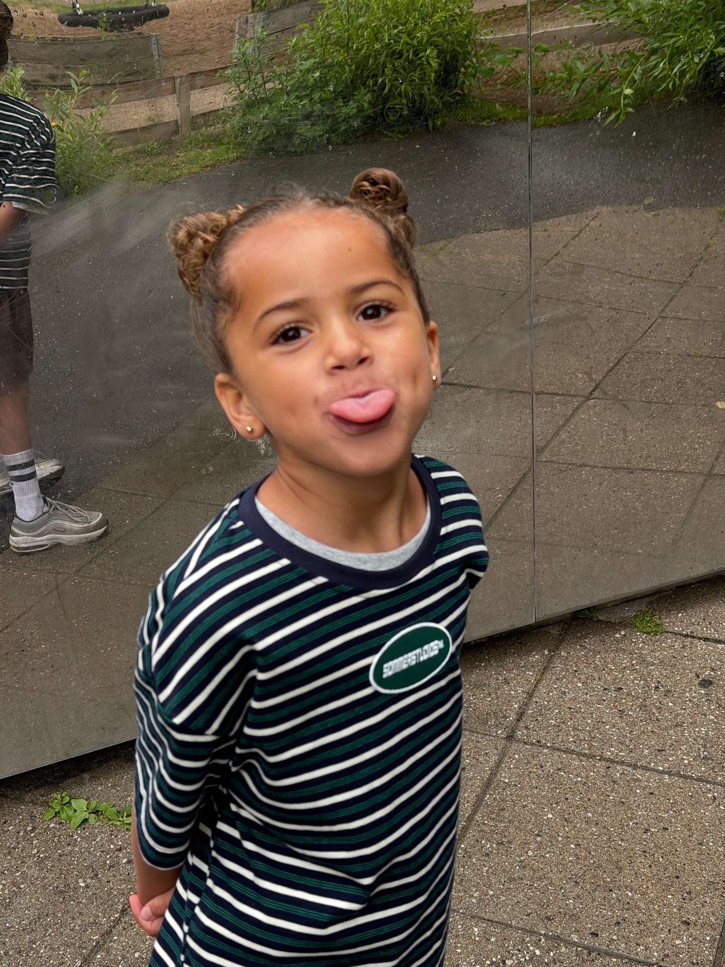 Green Stripe Tee