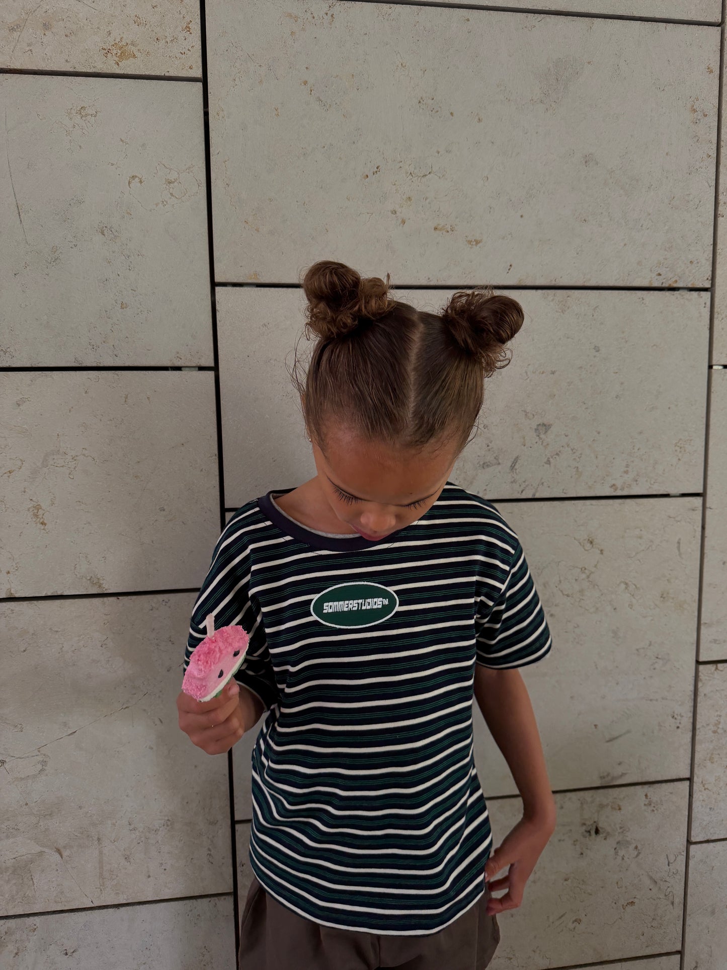 Green Stripe Tee