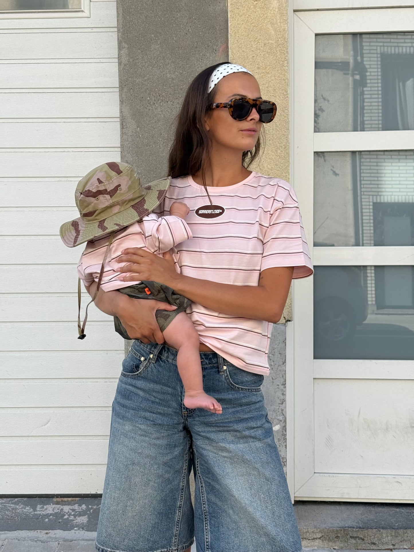 Pink Stripe Tee